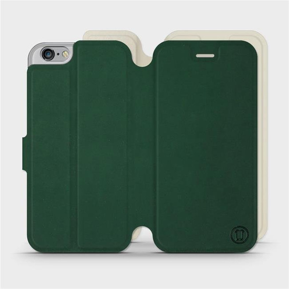 Etui Soft Touch do Apple iPhone 6s - wzór Miejska zieleń z platyną