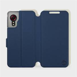 Etui Soft Touch do Samsung Galaxy Xcover 5 - wzór Głęboki granat z platyną