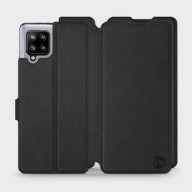 Etui Soft Touch do Samsung Galaxy A42 - wzór Satynowa czerń