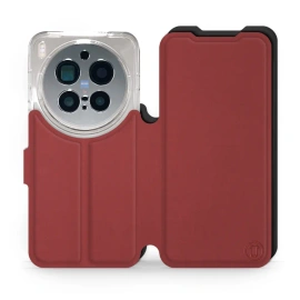 Etui Soft Touch do Vivo X300 pro - wzór Zachodząca czerwień z czernią