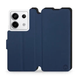 Etui Soft Touch do Xiaomi Redmi Note 13 PRO - wzór Głęboki granat z czernią