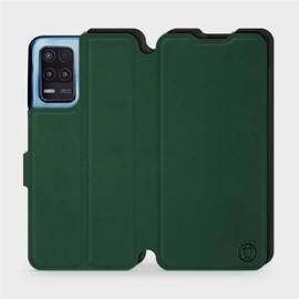 Etui Soft Touch do Realme 8 5G - wzór Miejska zieleń z czernią