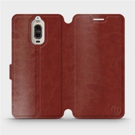 Etui do Huawei Mate 9 Pro - wzór Brown&Gray