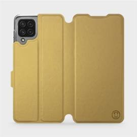 Etui do Samsung Galaxy A22 4G - wzór Gold&Orange