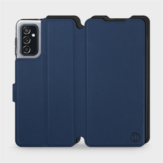Etui Soft Touch do Samsung Galaxy M52 5G - wzór Głęboki granat z czernią