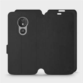 Etui Soft Touch do Motorola Moto G7 Power - wzór Satynowa czerń