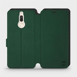 Etui Soft Touch do Huawei Mate 10 Lite - wzór Miejska zieleń z czernią