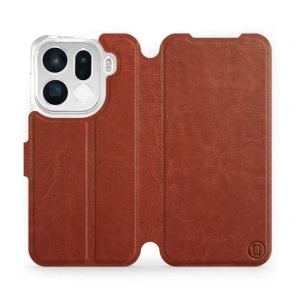 Etui do OPPO Find X9 pro - wzór Brown&Orange