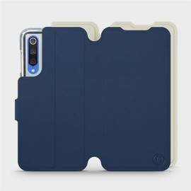 Etui Soft Touch do Xiaomi Mi 9 SE - wzór Głęboki granat z platyną