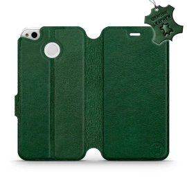 Etui ze skóry naturalnej do Xiaomi Redmi 4X - wzór Green Leather