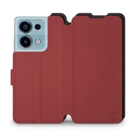 Etui Soft Touch do Xiaomi Redmi Note 13 Pro 4G - wzór Zachodząca czerwień z czernią