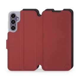 Etui Soft Touch do Samsung Galaxy S23 FE - wzór Zachodząca czerwień z czernią