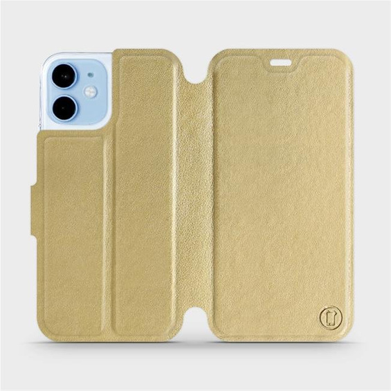 Etui do Apple iPhone 12 mini - wzór Gold&Gray