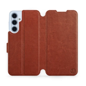 Etui do Samsung Galaxy M35 5G - wzór Brown&Orange