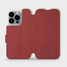 Etui Soft Touch do Apple iPhone 14 Pro - wzór Zachodząca czerwień z platyną