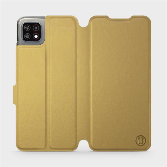 Etui do Samsung Galaxy A22 5G - wzór Gold&Orange