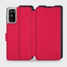Etui Soft Touch do Samsung Galaxy S20 FE - wzór Żywa czerwień z czernią