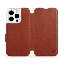 Etui do Apple iPhone 15 Pro - wzór Brown&Gray
