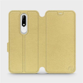 Etui do Nokia 5.1 Plus - wzór Gold&Orange