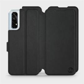 Etui Soft Touch do Realme 7 - wzór Satynowa czerń