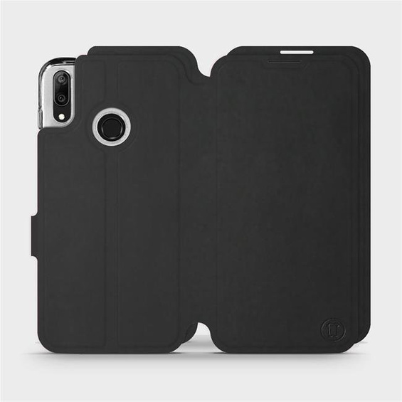 Etui Soft Touch do Huawei Y7 2019 - wzór Satynowa czerń