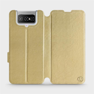 Etui do Asus Zenfone 7 - wzór Gold&Orange