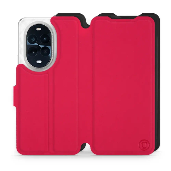 Etui Soft Touch do Huawei Nova 13 Pro - wzór Żywa czerwień z czernią