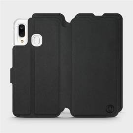 Etui Soft Touch do Samsung Galaxy A40 - wzór Satynowa czerń