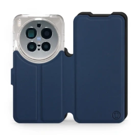 Etui Soft Touch do Vivo X300 pro - wzór Głęboki granat z czernią