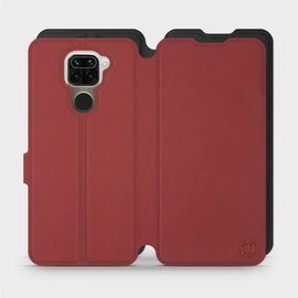 Etui Soft Touch do Xiaomi Redmi Note 9 - wzór Zachodząca czerwień z czernią