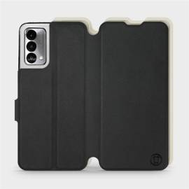 Etui Soft Touch do Realme GT Master Edition - wzór Satynowa czerń z platyną