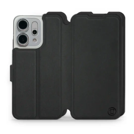 Etui Soft Touch do OPPO Reno 14 5G - wzór Satynowa czerń