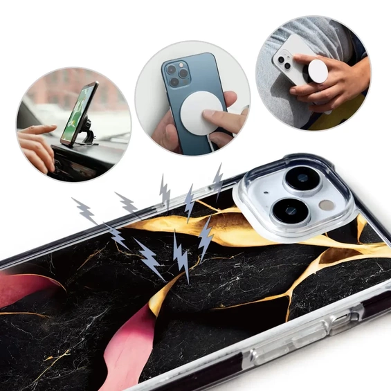 Etui MagSafe Elite Bumper Apple iPhone 15 Plus - wzór D019D