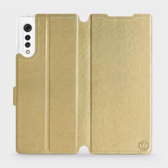 Etui do LG Velvet - wzór Gold&Gray