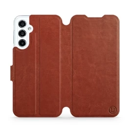 Etui do Samsung Galaxy M34 5G - wzór Brown&Orange