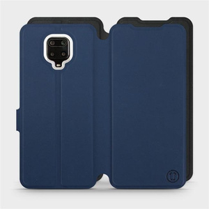 Etui Soft Touch do Xiaomi Redmi Note 9 Pro - wzór Głęboki granat z czernią