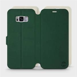 Etui Soft Touch do Samsung Galaxy S8 - wzór Miejska zieleń z platyną