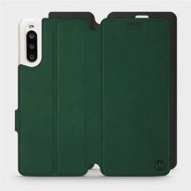 Etui Soft Touch do Sony Xperia 10 II - wzór Miejska zieleń z czernią