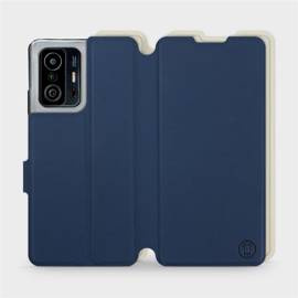 Etui Soft Touch do Xiaomi 11T Pro - wzór Głęboki granat z platyną