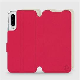 Etui Soft Touch do Xiaomi Mi A3 - wzór Żywa czerwień z platyną