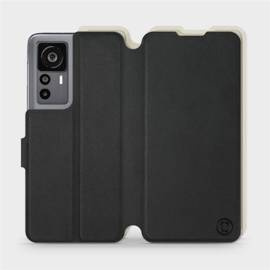 Etui Soft Touch do Xiaomi 12T - wzór Satynowa czerń z platyną