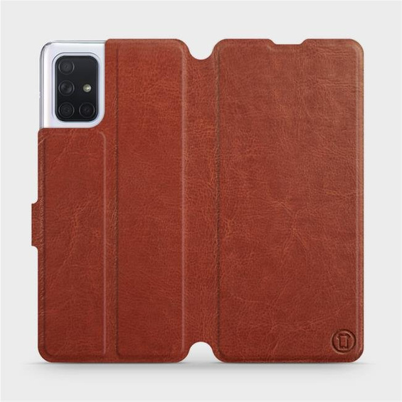 Etui do Samsung Galaxy A71 - wzór Brown&Gray