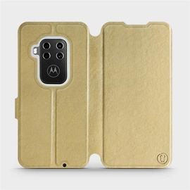 Etui do Motorola One Zoom - wzór Gold&Gray