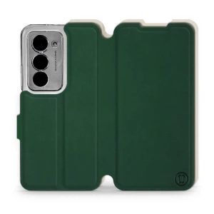 Etui Soft Touch do Xiaomi Redmi 15 - wzór Miejska zieleń z platyną
