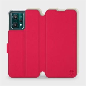 Etui Soft Touch do Realme 9 Pro Plus - wzór Żywa czerwień z platyną