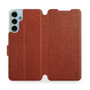 Etui do Samsung Galaxy M55 5G - wzór Brown&Orange