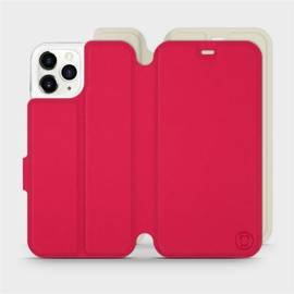Etui Soft Touch do Apple iPhone 11 Pro - wzór Żywa czerwień z platyną