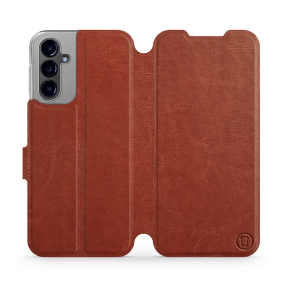 Etui do Samsung Galaxy A14 4G - wzór Brown&Orange