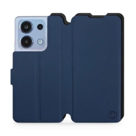 Etui Soft Touch do Xiaomi Redmi Note 13 4G - wzór Głęboki granat z czernią