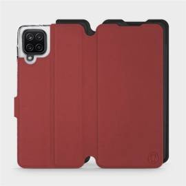 Etui Soft Touch do Samsung Galaxy M12 - wzór Zachodząca czerwień z czernią